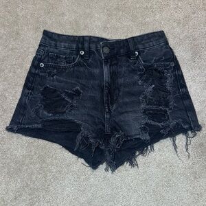 American Eagle distressed mom shorts size 000